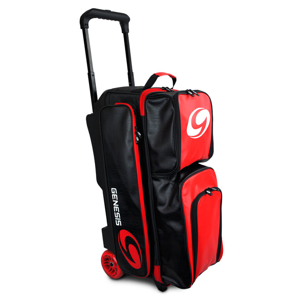 Genesis® Carbon™ 3 Ball Roller Bowling Bag - BowlGenesis