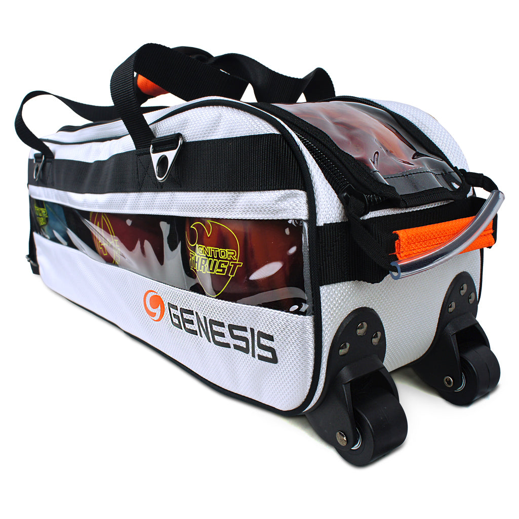 Genesis Sport Double Roller Black Bowling Bag | Bowling.Com